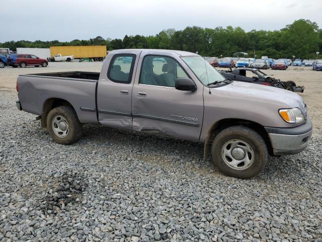 5TBRT34141S129725 - 2001 TOYOTA TUNDRA ACCESS CAB Մոխրագույն լուսանկար 4