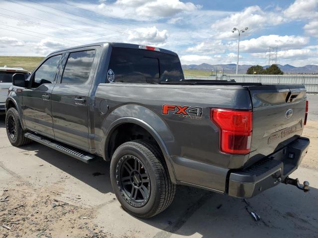 1FTEW1E50JFE74219 - 2018 FORD F150 SUPERCREW GRAY photo 2