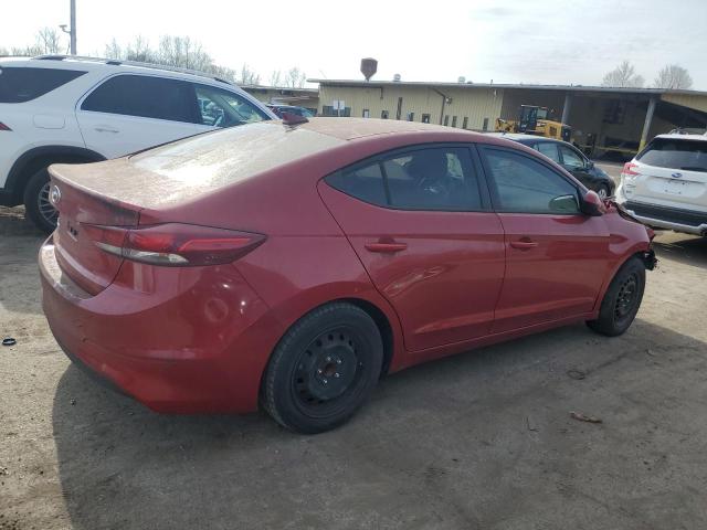 5NPD84LF8JH357044 - 2018 HYUNDAI ELANTRA SEL RED photo 3