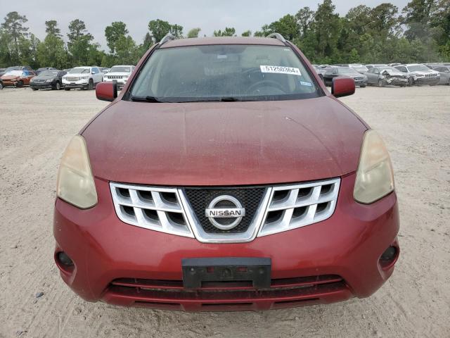 JN8AS5MT1DW020507 - 2013 NISSAN ROGUE S RED photo 5