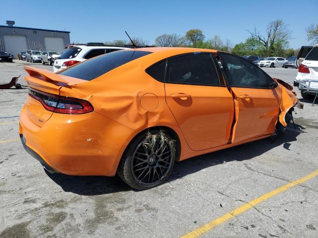 1C3CDFEB6ED678044 - 2014 DODGE DART GT ORANGE photo 3