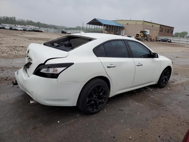 1N4AA5AP8EC482206 - 2014 NISSAN MAXIMA S WHITE photo 3