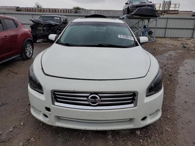 1N4AA5AP8EC482206 - 2014 NISSAN MAXIMA S WHITE photo 5