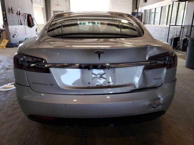 5YJSA1E22JF244869 - 2018 TESLA MODEL S SILVER photo 6