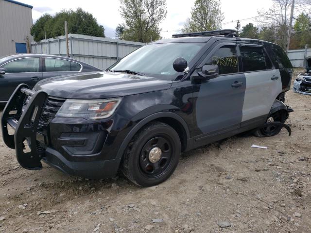 1FM5K8AR4KGA16400 - 2019 FORD EXPLORER POLICE INTERCEPTOR BLACK photo 1