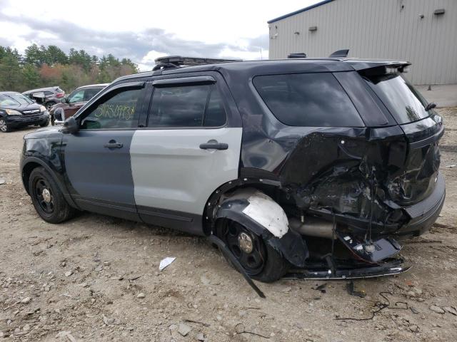 1FM5K8AR4KGA16400 - 2019 FORD EXPLORER POLICE INTERCEPTOR BLACK photo 2