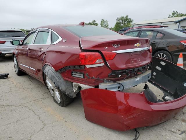 2G1125S38J9154829 - 2018 CHEVROLET IMPALA PREMIER RED photo 2