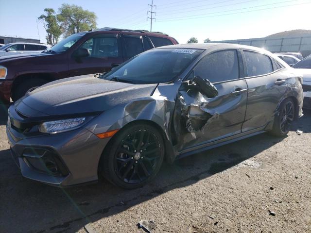 SHHFK7H90MU211639 - 2021 HONDA CIVIC SPORT TOURING رمادي صورة 1