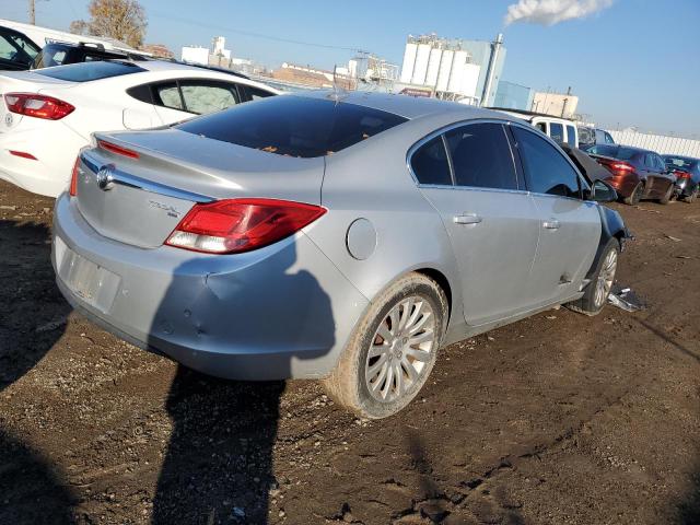 W04GR5EC8B1034697 - 2011 BUICK REGAL CXL SILVER photo 4