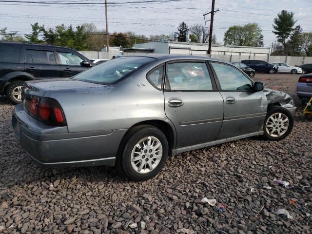 2G1WF52E459335542 - 2005 CHEVROLET IMPALA GRAY photo 3