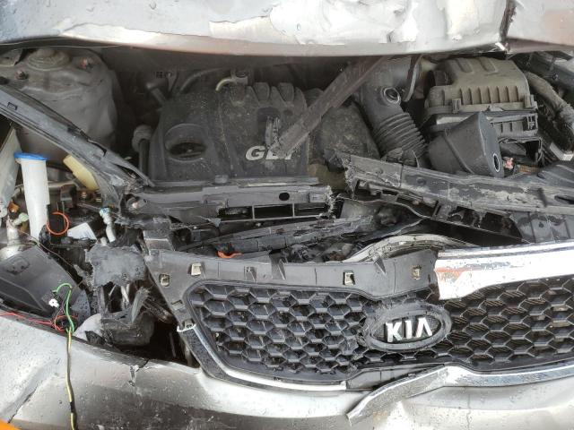 5XYKU3A66DG372007 - 2013 KIA SORENTO EX GRAY photo 12