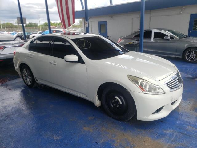 JN1CV6AP4CM627703 - 2012 INFINITI G37 BASE WHITE photo 4