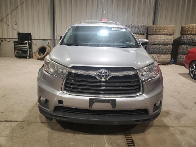 5TDJKRFH4FS176023 - 2015 TOYOTA HIGHLANDER XLE 灰色 照片 5