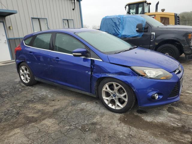 1FADP3N22DL280572 - 2013 FORD FOCUS TITANIUM BLUE photo 4