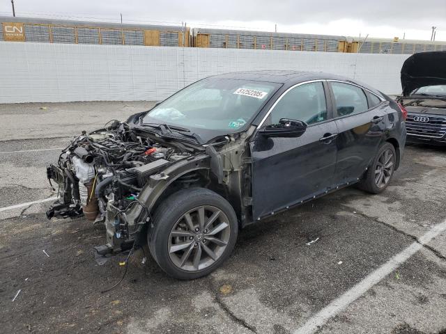 19XFC1F73LE214780 - 2020 HONDA CIVIC EXL BLACK photo 1