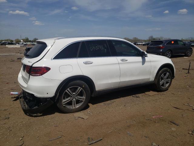 W1N0G8EB0NV335704 - 2022 MERCEDES-BENZ GLC 300 4MATIC WHITE photo 3