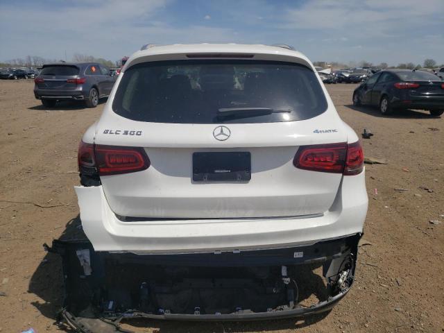 W1N0G8EB0NV335704 - 2022 MERCEDES-BENZ GLC 300 4MATIC WHITE photo 6