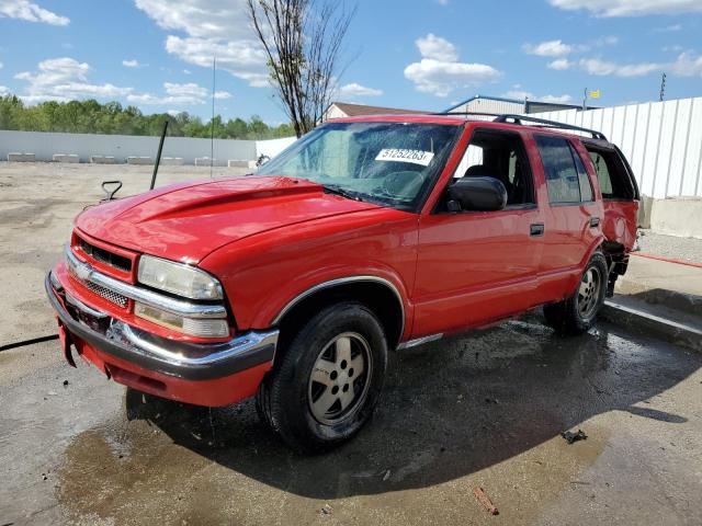 1GNDT13W7Y2376443 - 2000 CHEVROLET BLAZER RED photo 1