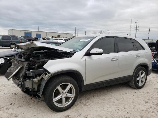 5XYKT3A17DG332445 - 2013 KIA SORENTO LX SILVER photo 1