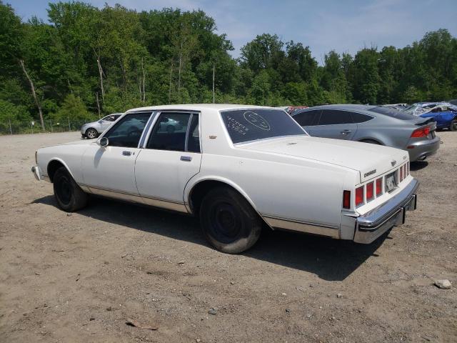 2G1AN69H7E9123754 - 1984 CHEVROLET CAPRICE CLASSIC WHITE photo 2