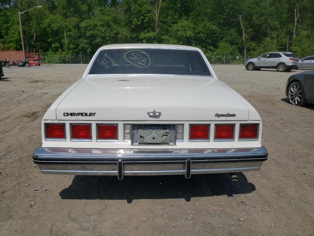 2G1AN69H7E9123754 - 1984 CHEVROLET CAPRICE CLASSIC WHITE photo 6