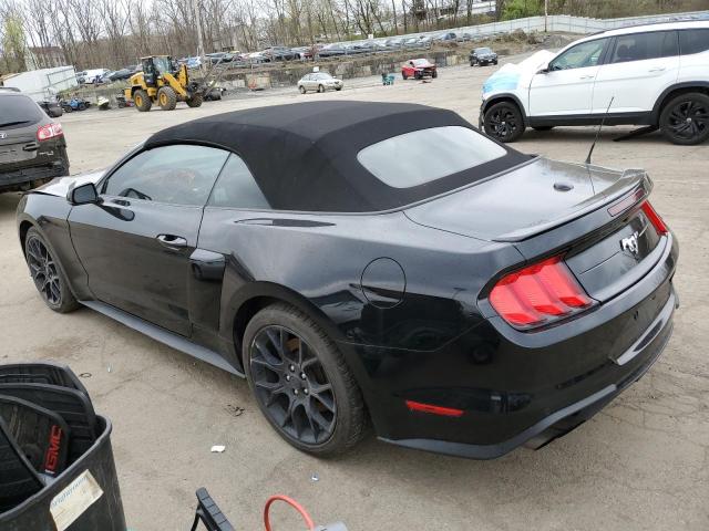 1FATP8UH5K5190915 - 2019 FORD MUSTANG BLACK photo 2