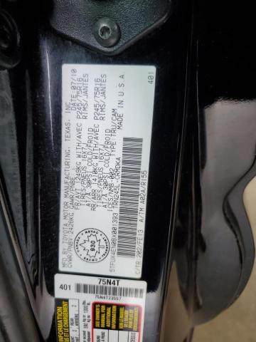 5TFUX4EN0BX001393 - 2011 TOYOTA TACOMA ACCESS CAB შავი ფოტო 12