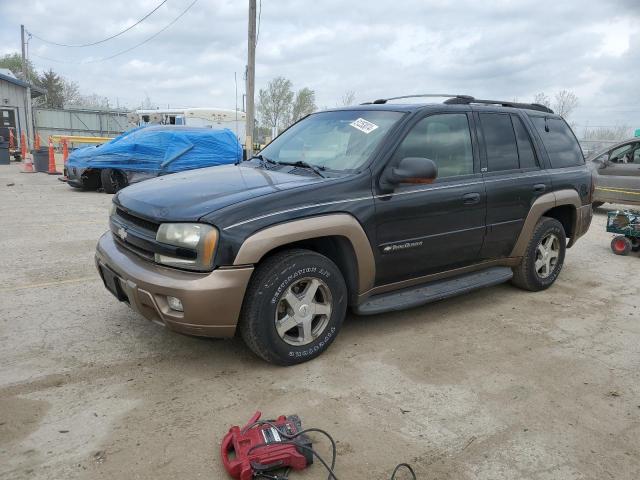 1GNDT13S932356331 - 2003 CHEVROLET TRAILBLAZE BLACK photo 1