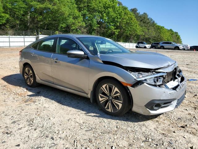 19XFC1F70HE016830 - 2017 HONDA CIVIC EXL SILVER photo 4