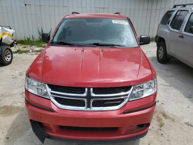 3C4PDCABXHT606652 - 2017 DODGE JOURNEY SE RED photo 5