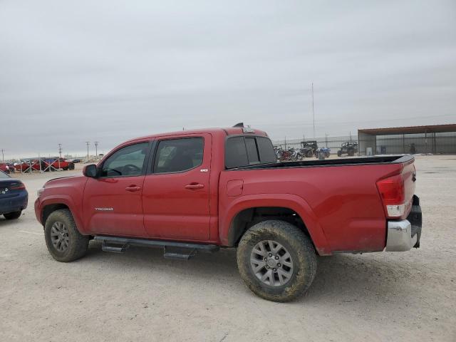 5TFCZ5AN7HX075033 - 2017 TOYOTA TACOMA DOUBLE CAB RED photo 2