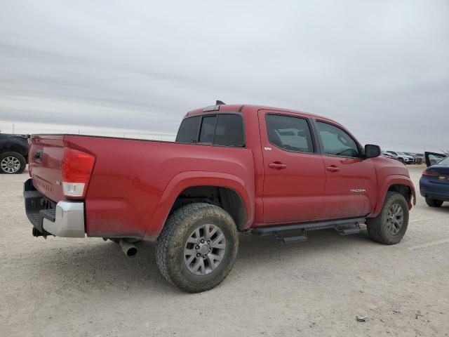 5TFCZ5AN7HX075033 - 2017 TOYOTA TACOMA DOUBLE CAB RED photo 3