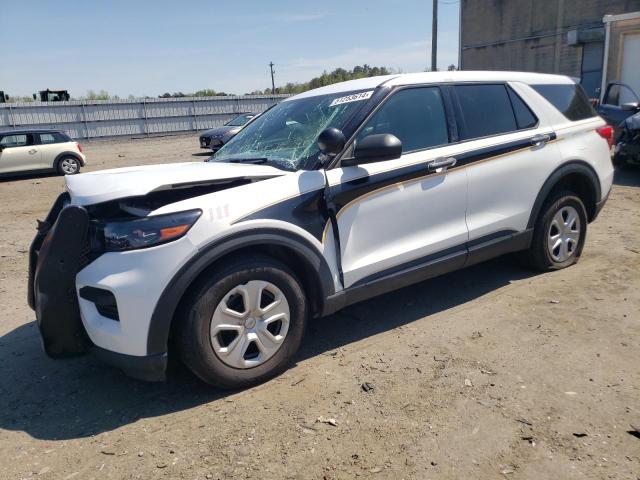 1FM5K8AB8LGC35025 - 2020 FORD EXPLORER POLICE INTERCEPTOR 白色 照片 1
