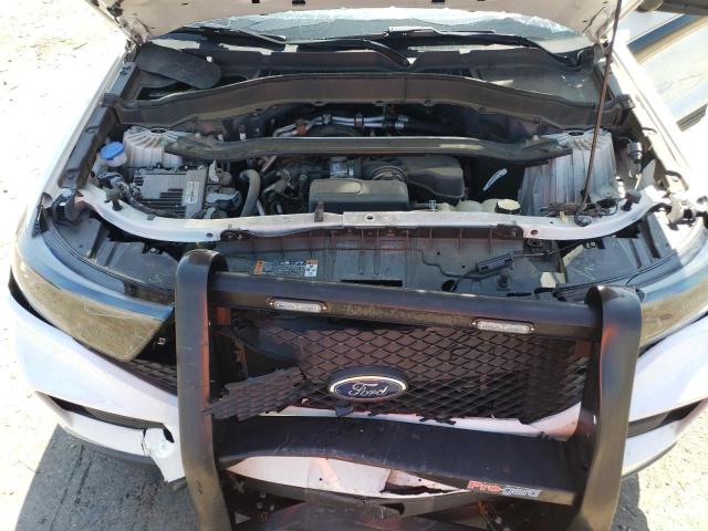 1FM5K8AB8LGC35025 - 2020 FORD EXPLORER POLICE INTERCEPTOR 白色 照片 11