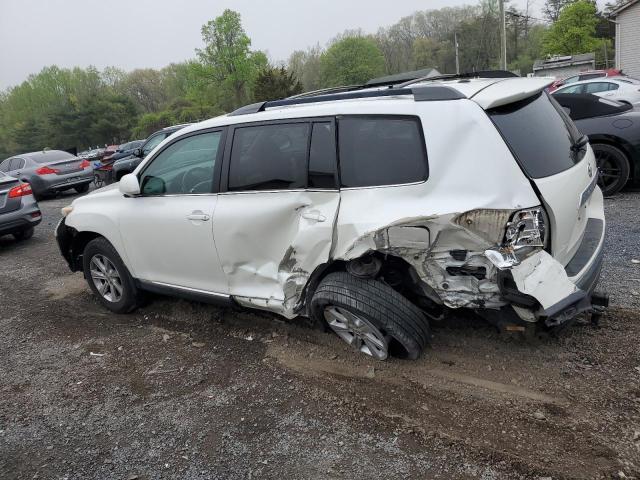 5TDBK3EH5CS115844 - 2012 TOYOTA HIGHLANDER BASE WHITE photo 2