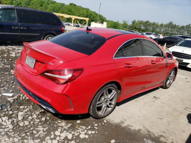 WDDSJ4GB8JN600439 - 2018 MERCEDES-BENZ CLA 250 4MATIC RED photo 3