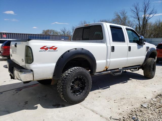 1FTSW21R38EE19572 - 2008 FORD F250 SUPER DUTY WHITE photo 3
