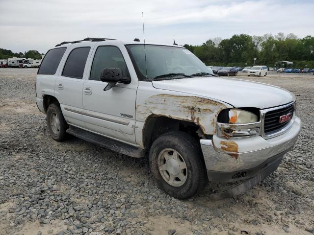 1GKEC13T85J178253 - 2005 GMC YUKON WHITE photo 4