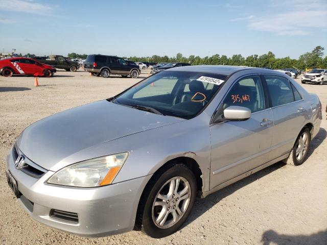 1HGCM56746A144917 - 2006 HONDA ACCORD EX SILVER photo 2