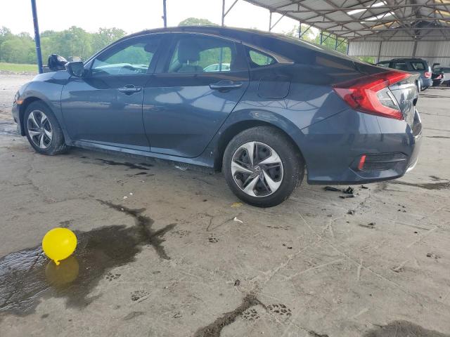 19XFC2F6XKE047264 - 2019 HONDA CIVIC LX BLUE photo 2