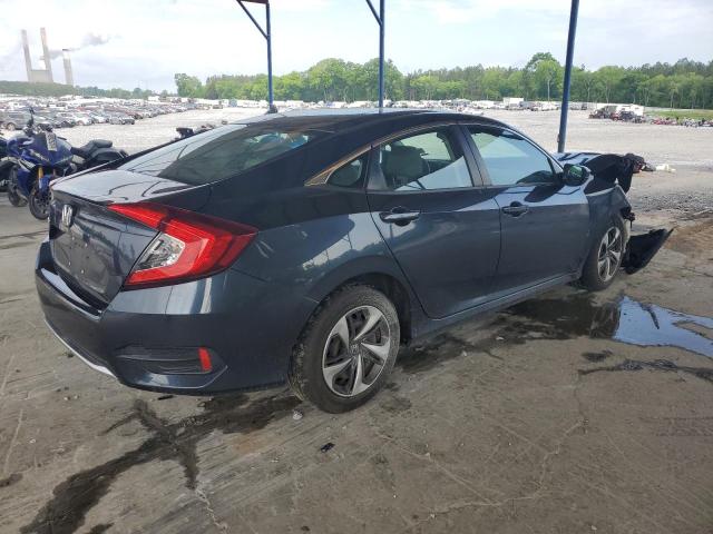 19XFC2F6XKE047264 - 2019 HONDA CIVIC LX BLUE photo 3