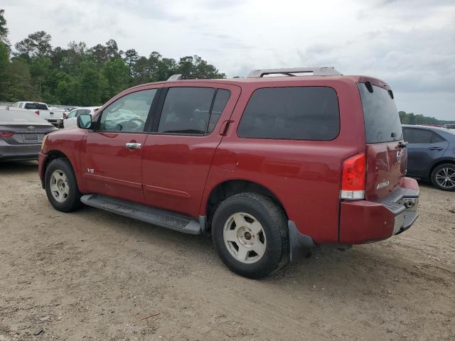 5N1AA08A46N724411 - 2006 NISSAN ARMADA SE RED photo 2