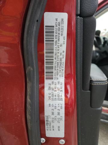 1C4PJMCS4HW618401 - 2017 JEEP CHEROKEE LATITUDE Czerwony zdjęcie 14