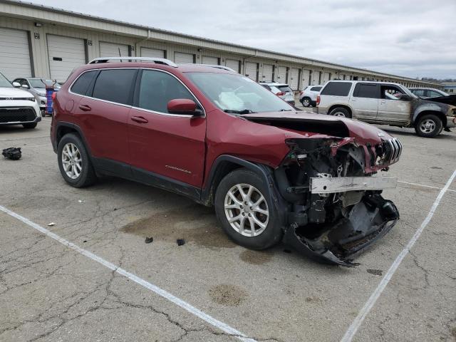 1C4PJMCS4HW618401 - 2017 JEEP CHEROKEE LATITUDE Czerwony zdjęcie 4
