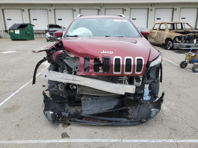 1C4PJMCS4HW618401 - 2017 JEEP CHEROKEE LATITUDE Czerwony zdjęcie 5