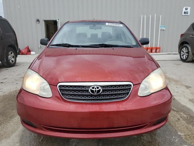 1NXBR32E18Z996580 - 2008 TOYOTA COROLLA CE RED photo 5