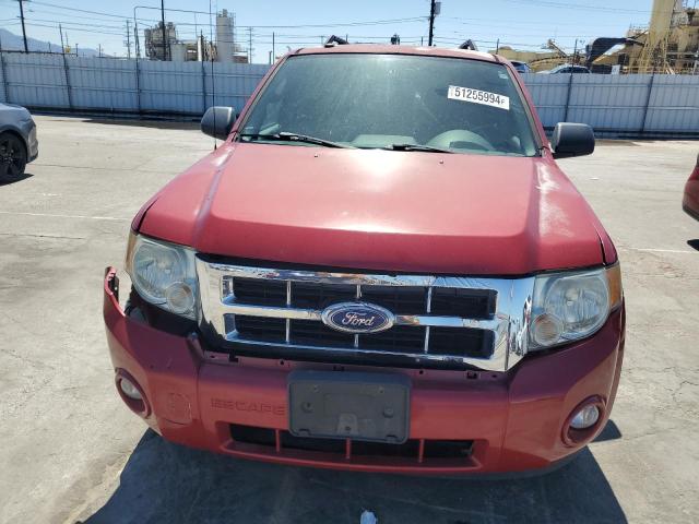 1FMCU0D76AKB20248 - 2010 FORD ESCAPE XLT RED photo 5