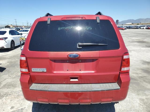 1FMCU0D76AKB20248 - 2010 FORD ESCAPE XLT RED photo 6
