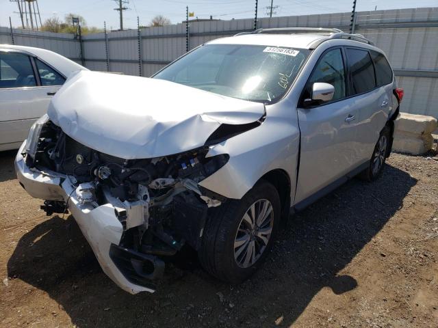 5N1DR2MM5JC658991 - 2018 NISSAN PATHFINDER S SILVER photo 1