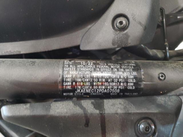JKAENEC12PDA07508 - 2023 KAWASAKI EN650 C BLACK photo 10